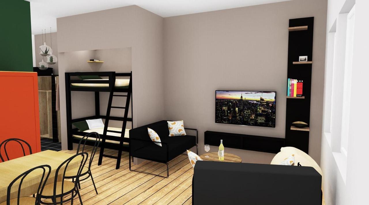 LOUHANS Les Petites Arcades avec ses deux appartements coté seille et coté jardin Exterior foto